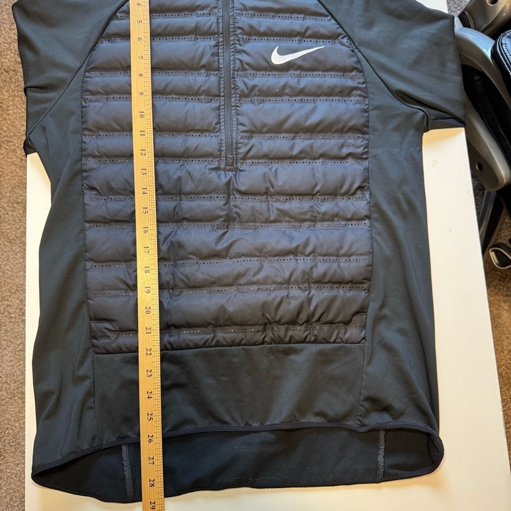 NIKE AEROLOFT GOOSE DOWN LONG SLEEVE HALF ZIP UP RUNNING TOP JACKET SIZE Large - Picture 12 of 14